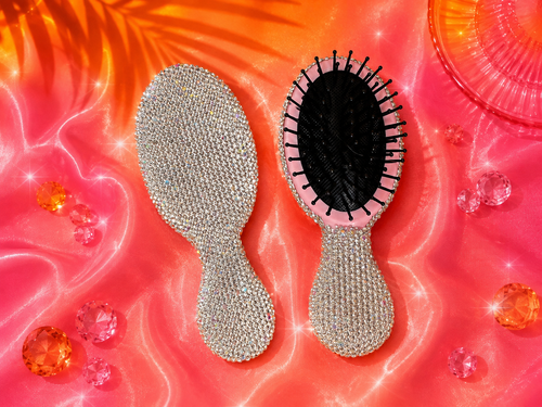 KTanz Bedazzled Mini Hairbrush
