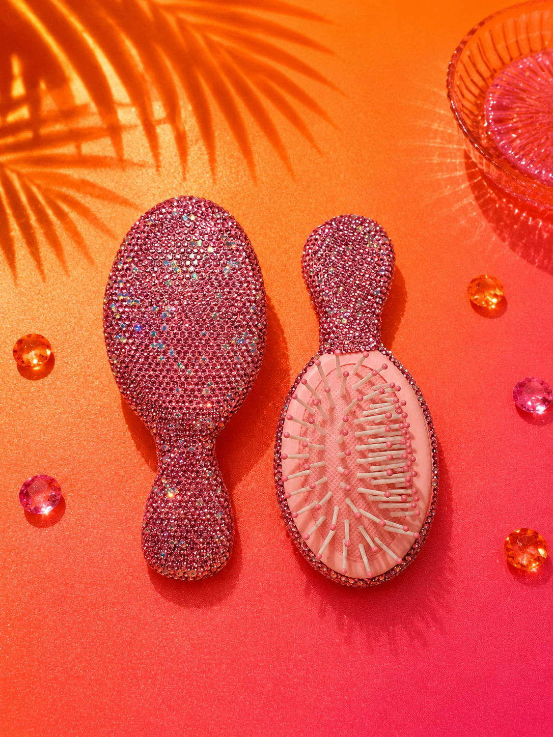 KTanz Bedazzled Mini Hairbrush